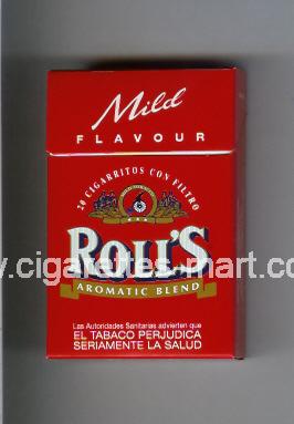 Roll`s (design 1A) (Mild Flavour / American Blend) ( hard box cigarettes )